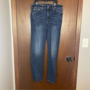 American Eagle Men’s Next Level Airflex Dark Wash Original Straight Denim